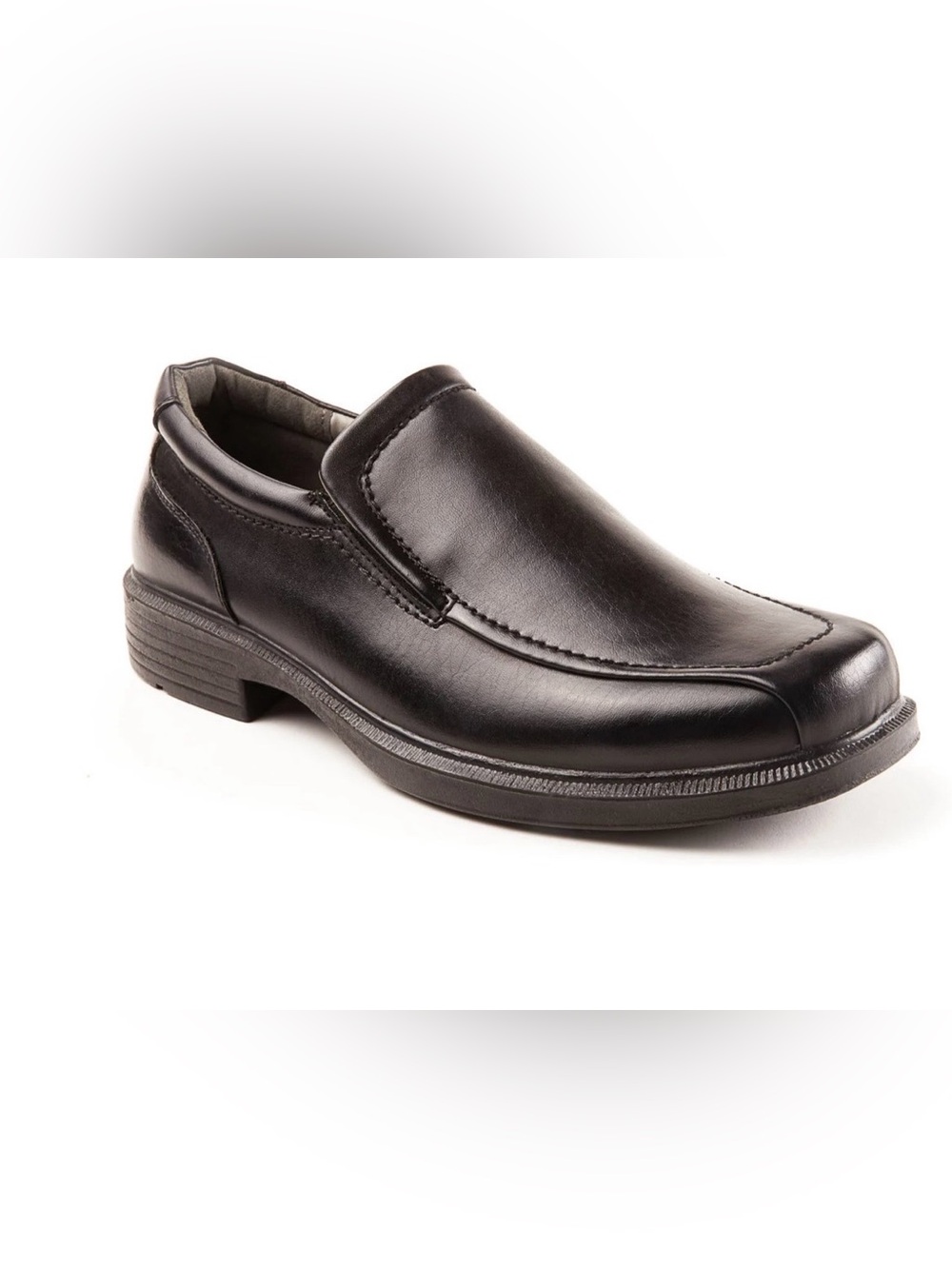 Deer Stags 902 Collection Men's Black Slip-On Leather Dress Shoes Size 15W NWOT